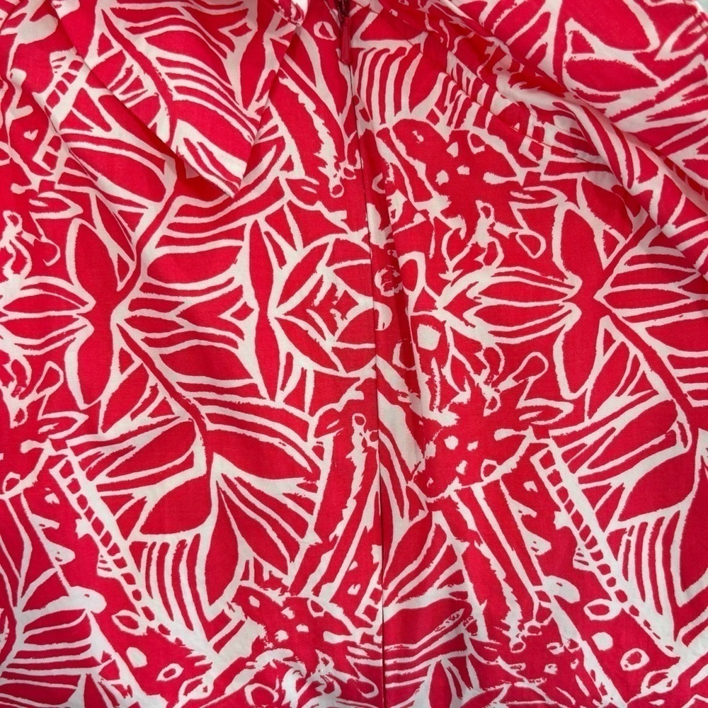 Lilly Pulitzer Sandra Ruffled One Shoulder Dress In Punch Pink Women's Size 00 - Picture 5 of 5